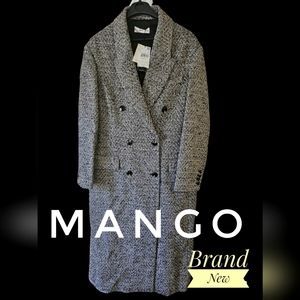 MANGO wool oversize coat Brand New with tags